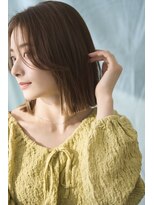 スイ オモテサンドウ(Sui OMOTESANDO)&nbsp;韓国風☆ 長め前髪の切りっぱなしボブ