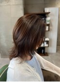 艶ブラウンくびれレイヤーミディ