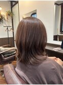 ピンクブラウン×軽やかミディアム