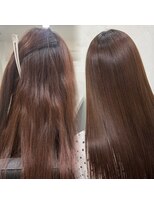 ジゼル(GiseL) 縮毛矯正+髪質改善トリートメント