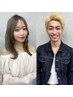 【あかね.鈴木限定】ブリーチなしで最大の透明感☆ライトニングWケアカラー