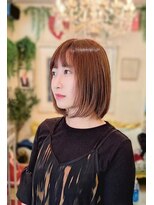 ココラー(COCOlar) 乾かすだけでツヤと透明感が際立つ、秋映えの上品ボブ
