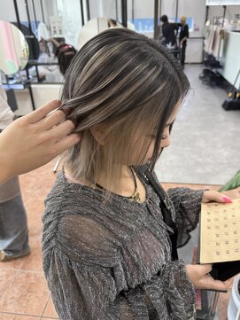 イブヘアー(eve hair) ☆アンブレラカラー/ミルクティーベージュ/落とせる黒