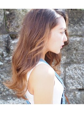 メロウ(MELLOW) 外国人風 ブリーチハイライト×ベージュアッシュ
