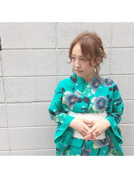 リノ(Lino) 浴衣アレンジ