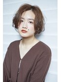 【Lalei】バング長め　大人ショート　辻幸奈　表参道
