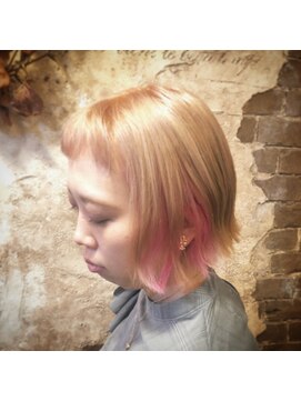 ボスコ 下北沢店(bosco) boscoあべ  ベージュ&ピンク