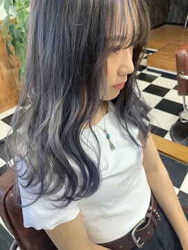 ヘアーデザインサロン スワッグ(Hair design salon SWAG) コバルトブルー