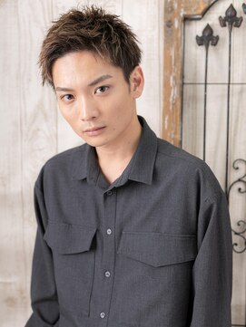 グルーミングサロン バーバー キャッスル 北浦和西口(Grooming salon Barber Castle) 外国人風カラー★モテワイルドアップバングC