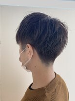 ヘアーサロン モンクール(hairsalon mon'coeur) 『 アッシュグレー×耳襟足ブロックスタイル 』メンズ暗髪★