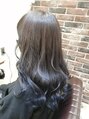 アグ ヘアー ガーネット 門前仲町店(Agu hair garnet) バレイヤージュBlue×Black 参考価格18000yen~