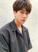 【山田】ナチュラルブラウン束感レイヤーマッシュヘア