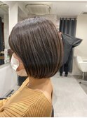 髪質改善/切りっぱなしボブ/美髪/30代40代/［人形町］