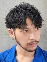 フィフス 原宿(fifth)&nbsp;波巻きスパイラルパーマ刈り上げツーブロックマッシュコンマヘア