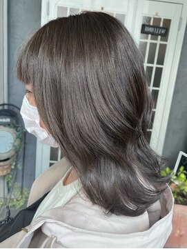 グリー ヘアープロデュース(Gree hair produce) 【Gree金子】伸ばしかけ/グレージュ/大人ガーリー/くびれヘア