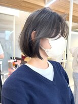 アフロートリノ(AFLOAT Leino)&nbsp;【修】20代30代40代◎透明感カラー×韓国切りぱなしボブ