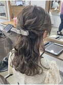 【ヘアアレンジ家田限定】ニュアンスハーフアップ♪