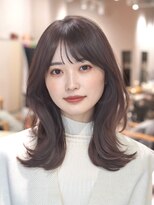 アンアミ シブヤ(Un ami shibuya) 【Unami】池田　大人ミディアム『上品な顔まわり×くびれヘア』