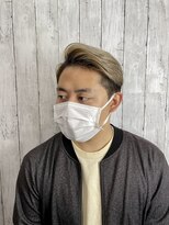 ビューティドレッセヤマノ 池袋パルコ(Beauty Dresse YAMANO)&nbsp;【MEN'S HAIR】【ショート】【カラー】メンズアップバングヘア