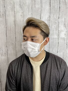 ビューティドレッセヤマノ 池袋パルコ(Beauty Dresse YAMANO) 【MEN'S HAIR】【ショート】【カラー】メンズアップバングヘア