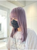 【川辺晴加】ペールラベンダー/ラベンダーパープル/ハイブリーチ