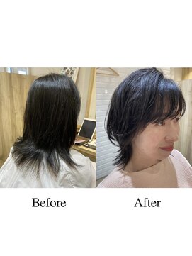 カミケンネクスト(kamiken.next) 大人上品ふんわり軽やか外ハネミディアム【カミケンネクスト】