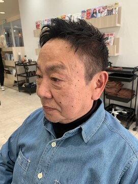アッシュ 仙川店(Ash) 初美容室！　60代　イメチェン　イケオジカット