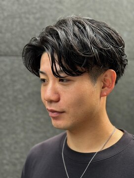 クオル 立川(QOL) センターパートニュアンスパーマ毛流れパーマカルマパーマ