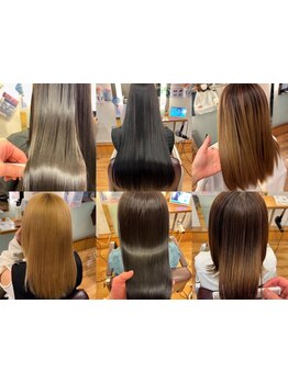 《ブリーチ毛の方、エイジング毛の方へ*》酸性ストレートが人気★