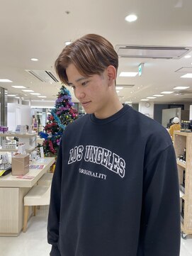 ケンジ 平塚ラスカ店(KENJE) ニュアンスパーマ/ナチュラルカラー/センターパート