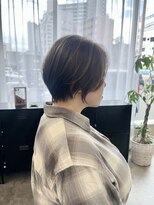 アットラップレーヴ(attrape-reve) 透明感大人マッシュショートアッシュミルクティーベージュ