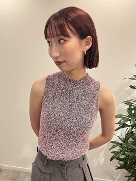 サンデイズド(SUNDAZED) ボブ/ブリーチなし/ダブルカラー/レッド