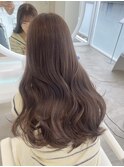 ブリーチなしで透明感抜群ミルクベージュ
