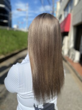 グランディールヘアデザイン(grandir hairdesign) ホワイトベージュ!-Yurika-