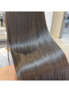 シェル 津山の手店(shel) 20代30代40代髪質改善艶感ストレート透明感ロング