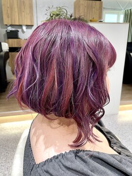 ゼストララ(ZEST Lara) 【YUICHI】インナーカラーでつくるピンクパープル【吉祥寺】