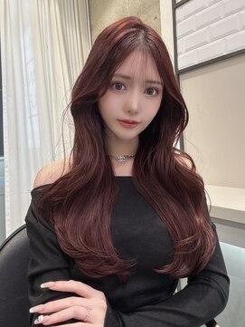 リリー(Lilley) 【lilley 稲永麻衣】レイヤーカット+ダブルカラー+韓国ヘア