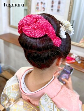 タグマル 新日本髪☆お電話かLINEにて事前予約必須！プラス料金有！