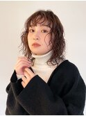 ボブミディアムショート美髪前髪カット_F20477