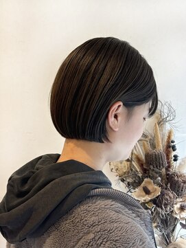 イソラヘアアトリエ(Isola hair atelier) 【Isola】グレージュ×ミニボブ　y