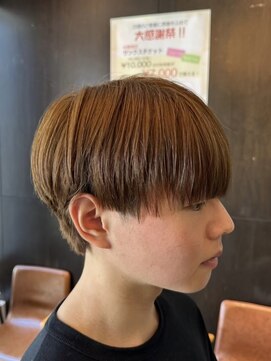 エクファ ヘア リゾート 大津 瀬田店(ex-fa hair resort) イメチェン/ホワイトブロンド/外ハネボブ/美髪/大津/瀬田