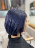 ビビットブルー☆ハイトーンカラー　【新宿】