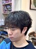 【梅原指名限定】カット＋シャドウパーマ＋3stepTR　￥14000