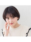 【monde】丸みショート×美シルエット×ヘーゼルブラウン