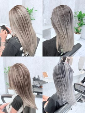 カミイロ(kamiiro) バレイヤージュ/デザインカラー/ハイライト/ブリーチ/髪質改善