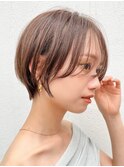 ショート/ショートボブ/顔周り/縮毛矯正/小顔/立川