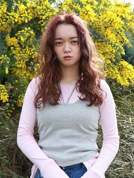 ヨーク(yoke.) 透明感ライトブラウン/艶髪ウェーブ/パーマ