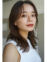 エインアンリー 明治神宮前(AIN.ANLY.)&nbsp;ミディアムパーマ、ミディアムパーマゆるめ、ニュアンスパーマ