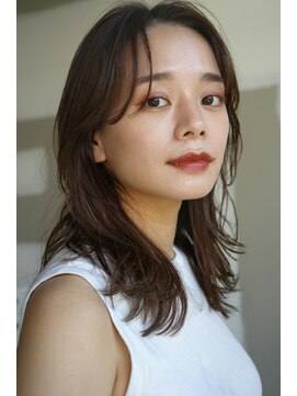 エインアンリー 明治神宮前(AIN.ANLY.) ミディアムパーマ、ミディアムパーマゆるめ、ニュアンスパーマ