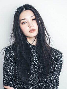 ハーツオオサカ(HE:ARTS OSAKA) 韓国黒髪ロング×前髪なし【梅田 韓国ヘア】
